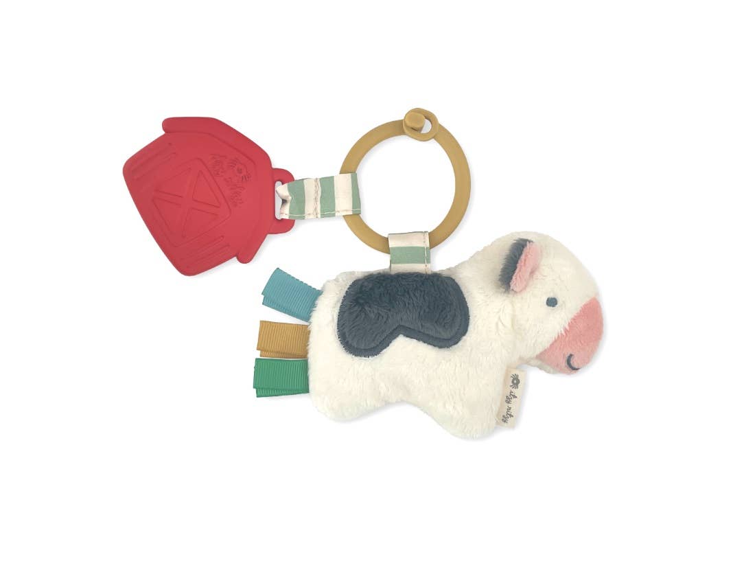 Itzy Ritzy Itzy Pal Cow Plush Teether Toy