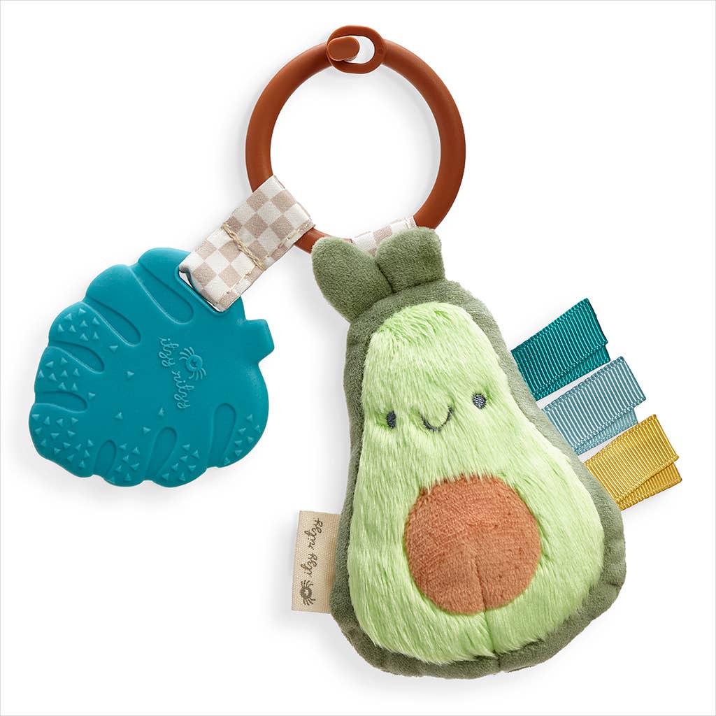 Itzy Ritzy Itzy Pal Plush + Teether Avocado or Strawberry
