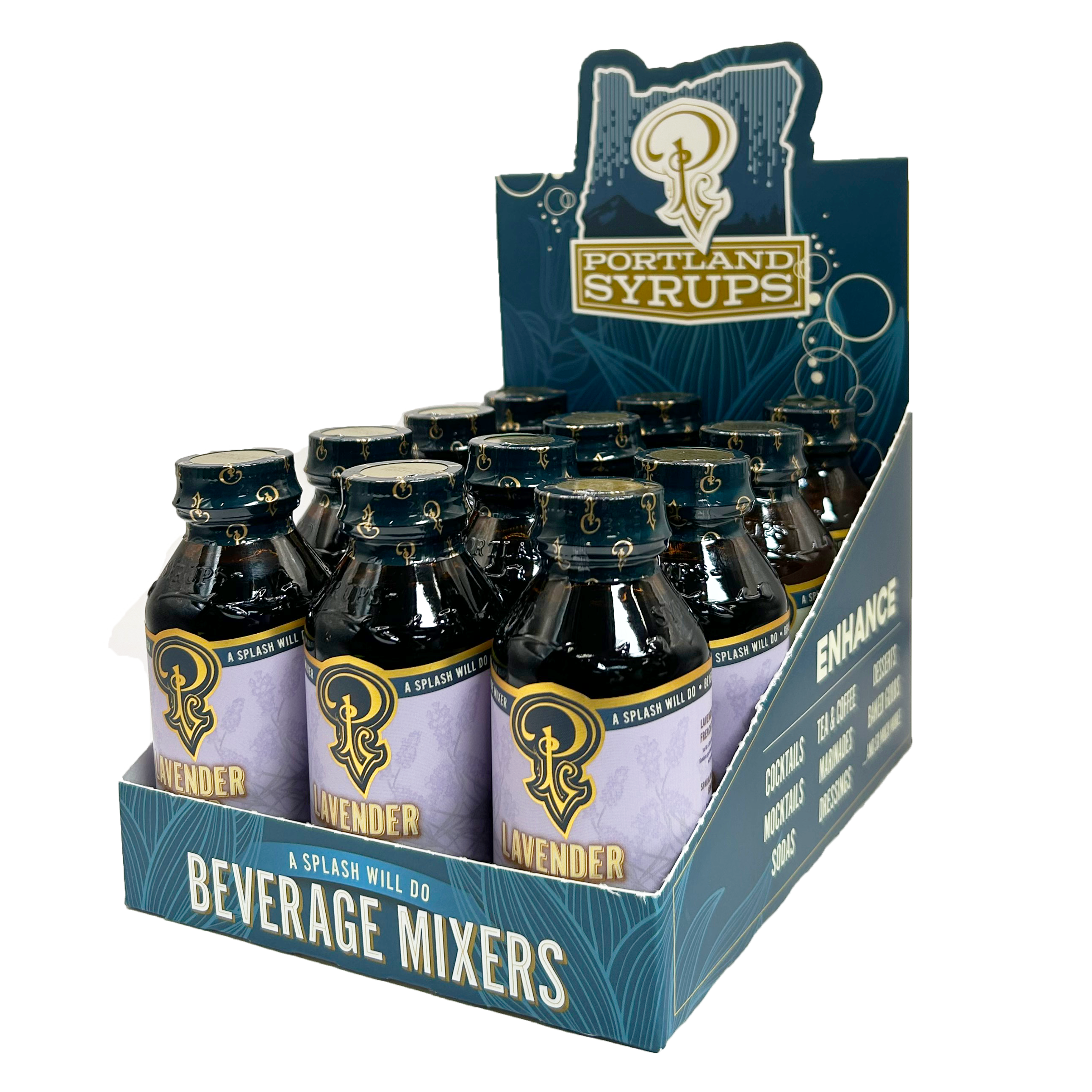 Portland Syrups Lavender Craft Syrup — 3.4 oz Bottle