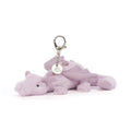 Jellycat Dragon Lavender Bag Charm