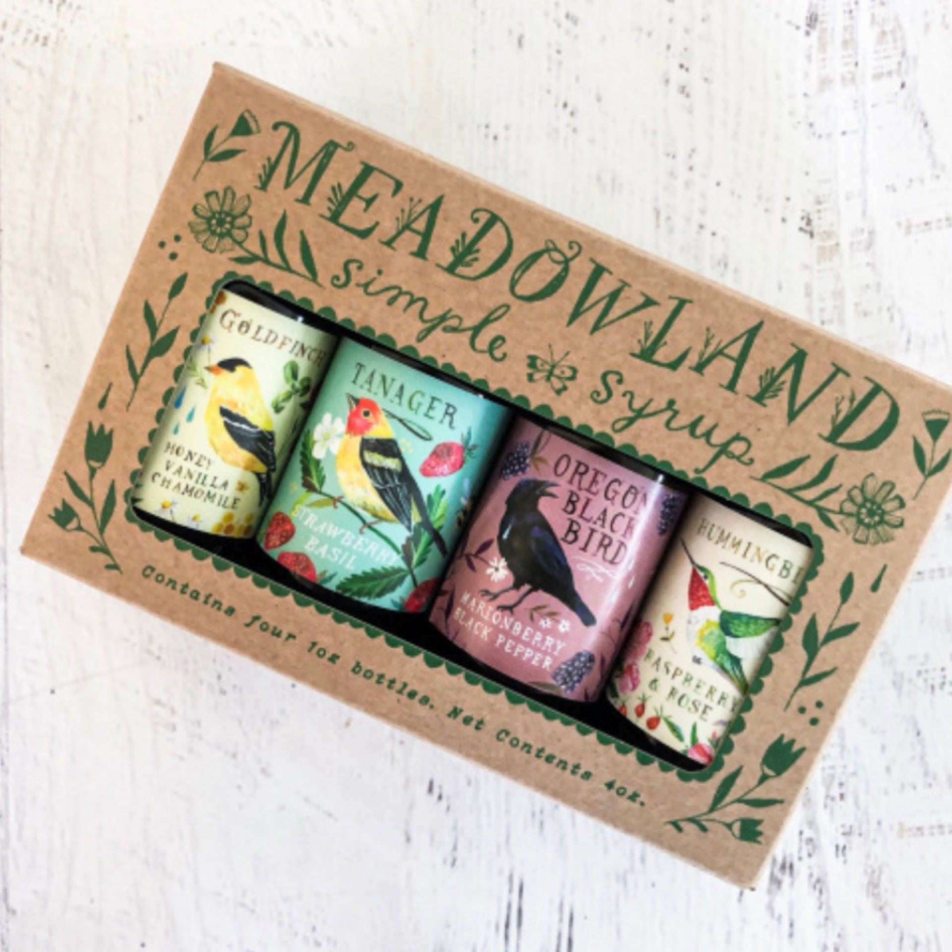 Meadowland Syrups Sweet Bird Mini Syrup Gift Set
