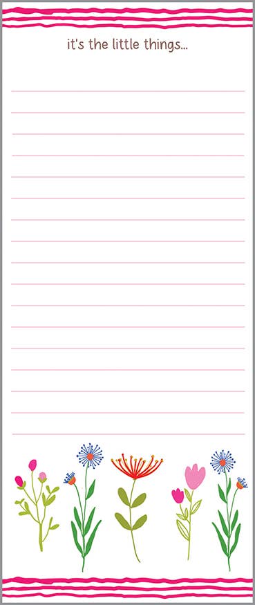 Gina B List Pad — Sweet Lil Stems