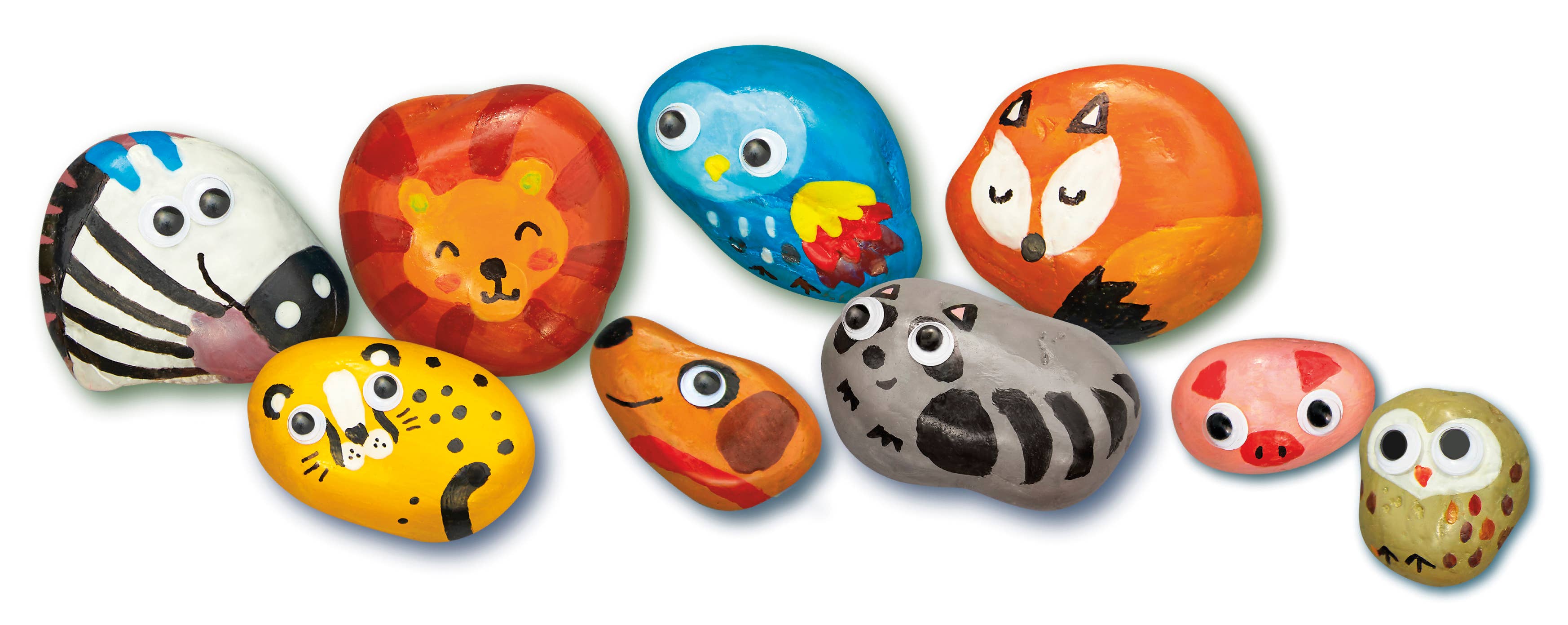 Toysmith 4M Magical Animal Rock Painting Craft Kit