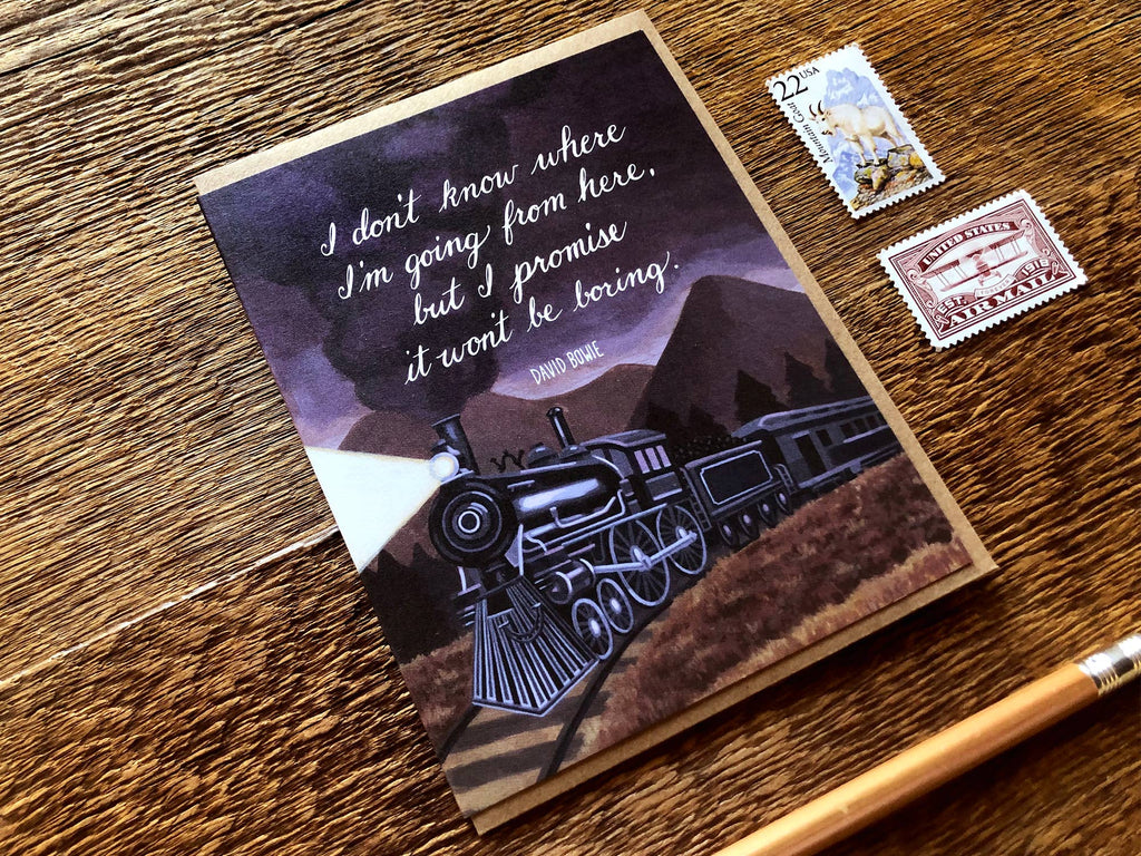 Noteworthy Paper & Press Bowie Quote Greeting Card