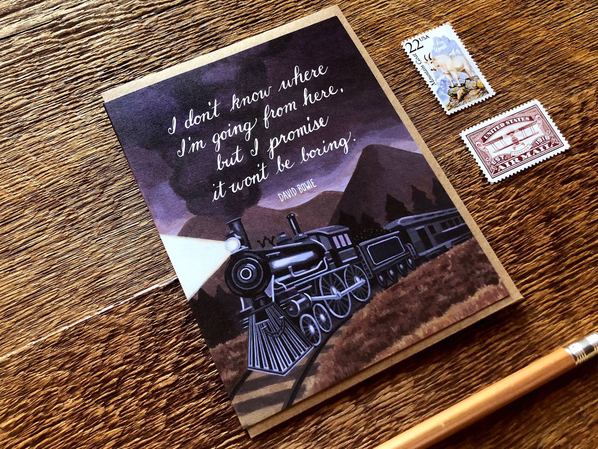 Noteworthy Paper & Press Bowie Quote Greeting Card