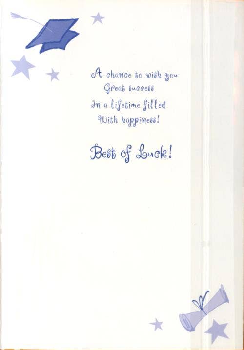 Warm Wishes Graduation Card