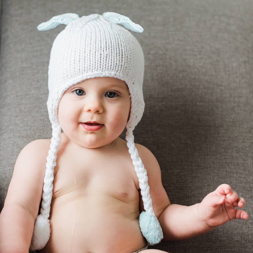 Huggalugs Hugbunny Blue Beanie