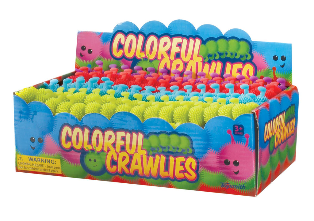 Toysmith Colorful Squishy Stretchy Crawlies