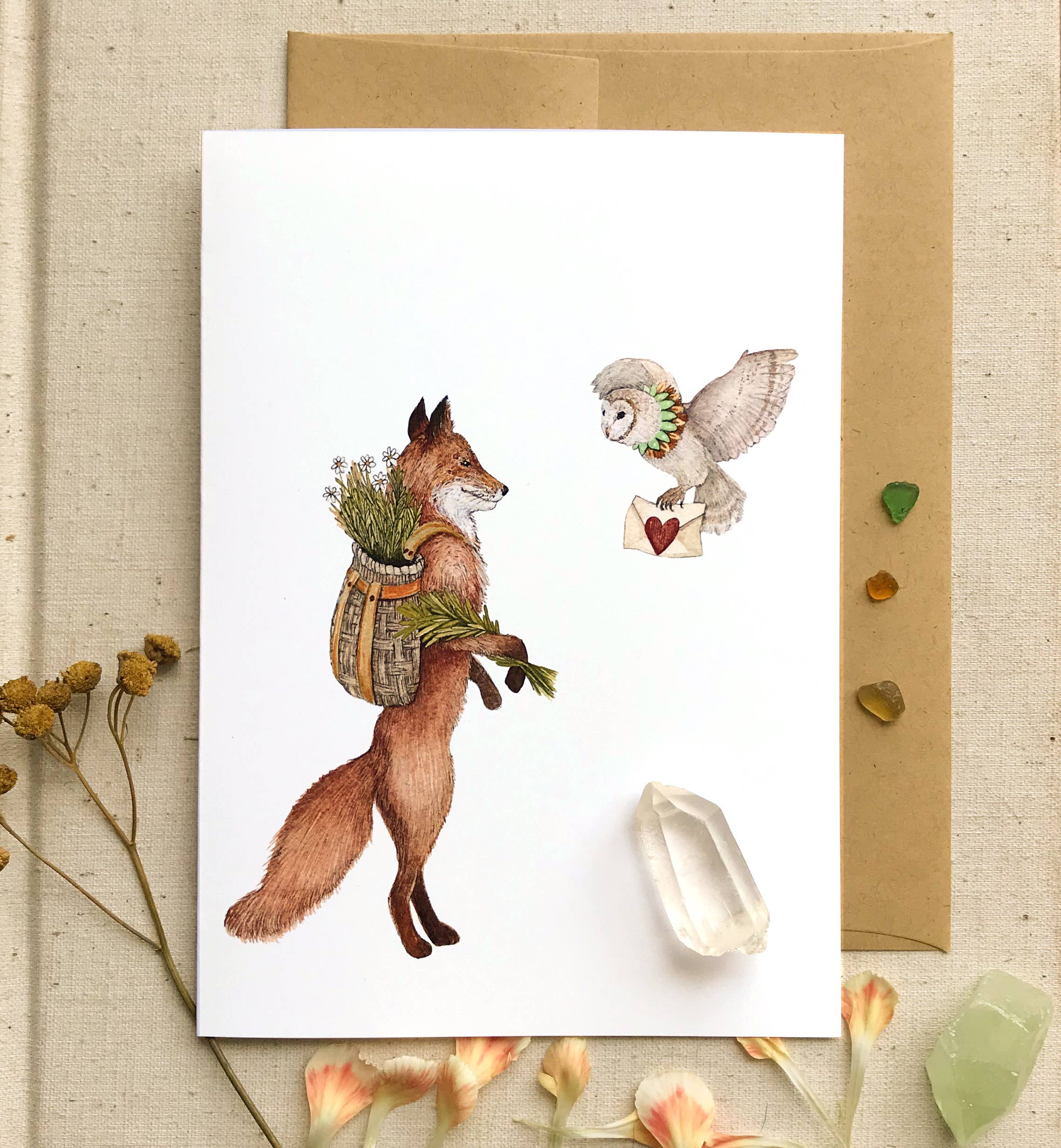 Polanshek of the Hills “A Lovely Greeting” Greeting Card