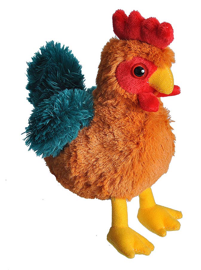 Wild Republic Hug'Ems Mini Rooster Plush Toy