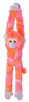 Wild Republic Hanging Vibes Pink Monkey Plush