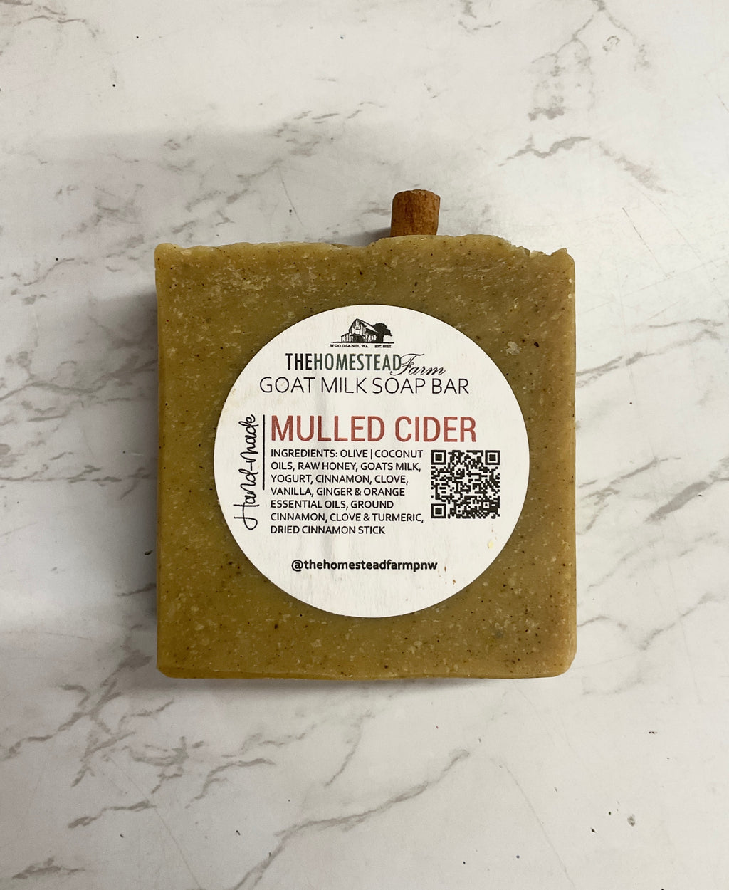 The Homestead Farm Goat Milk Soap Bar