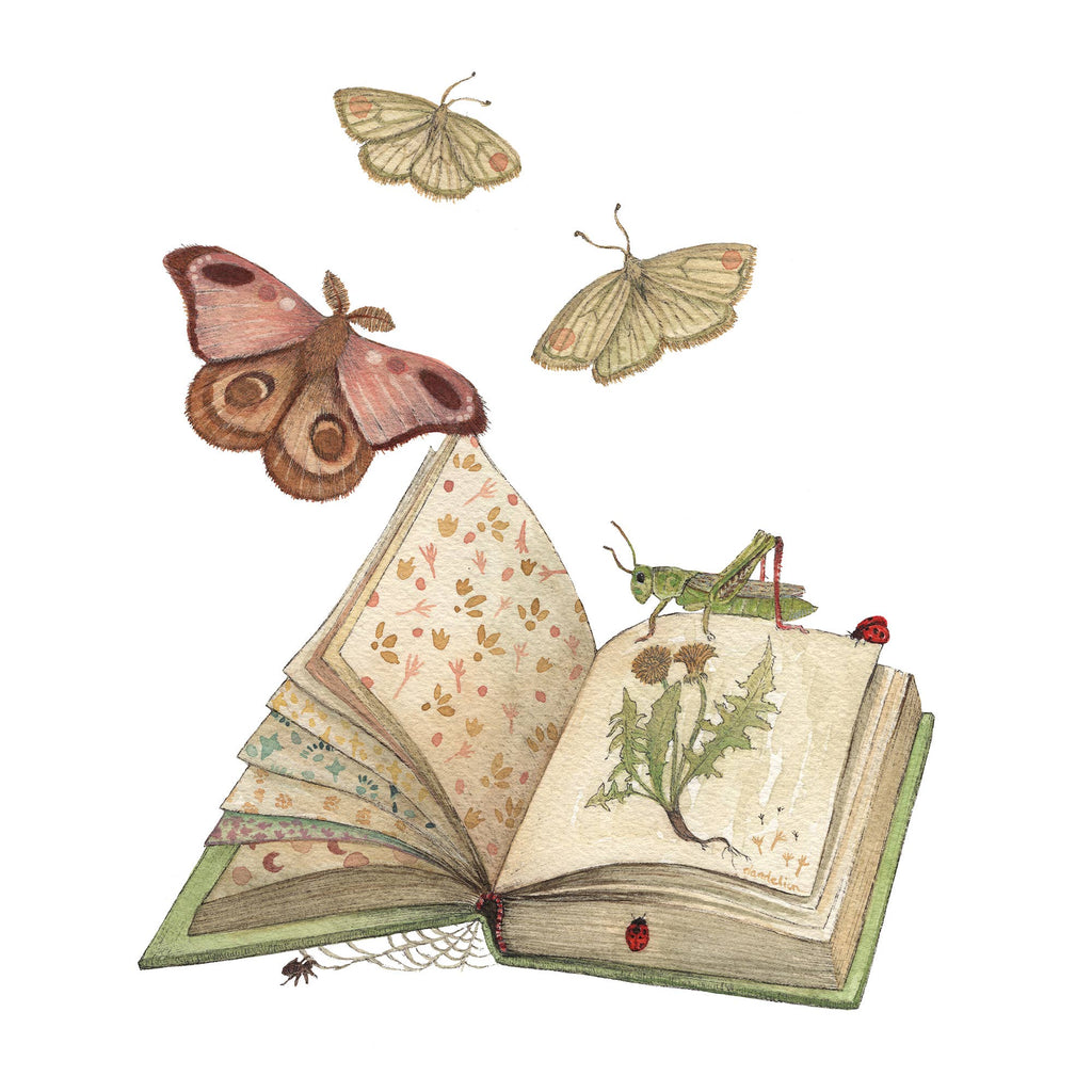 Polanshek of the Hills “Freya’s Book” Greeting Card