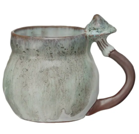 Forest Mushroom Stoneware Mug