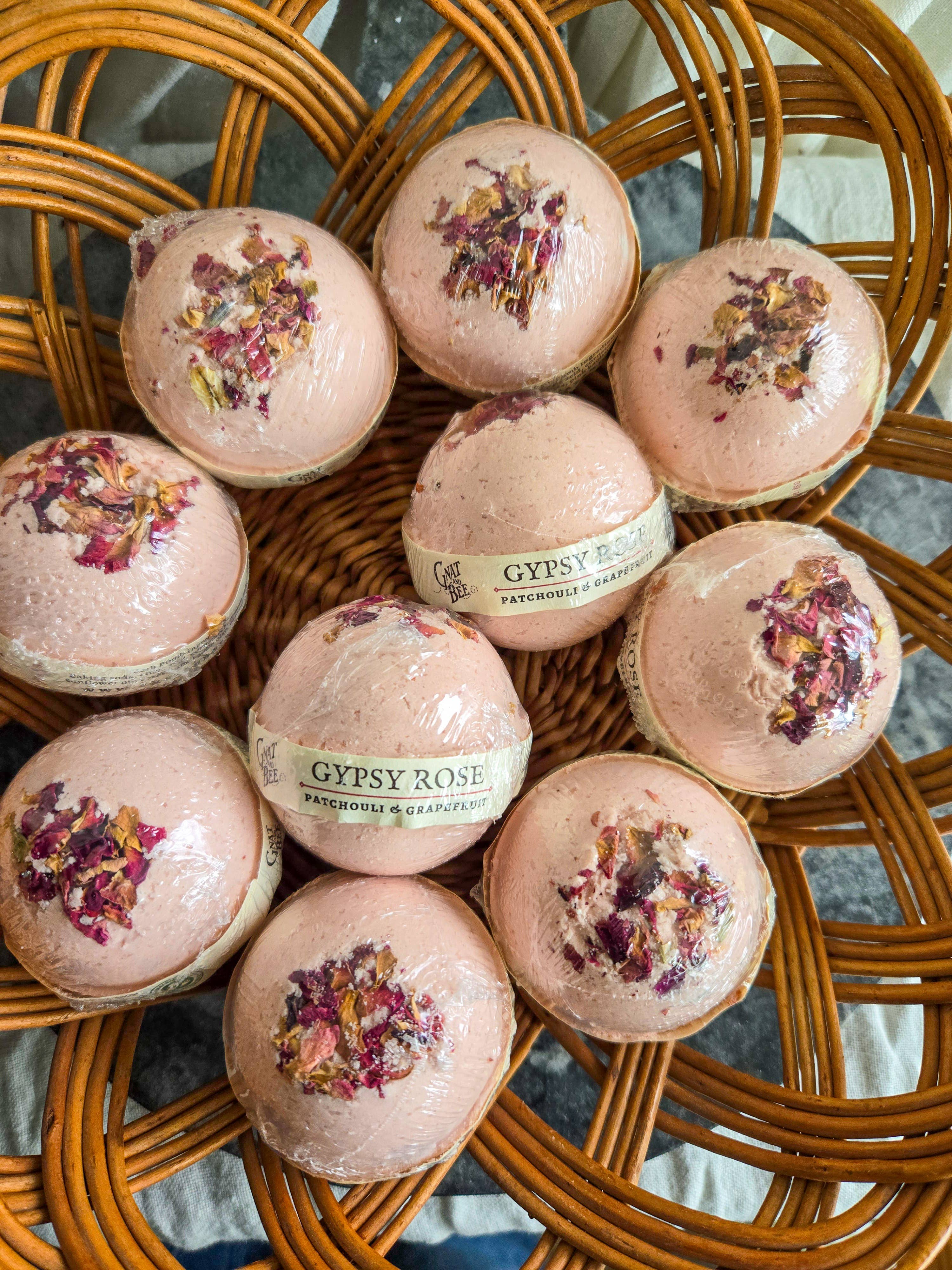 Gnat and Bee Gypsy Rose Natural Bath Bomb