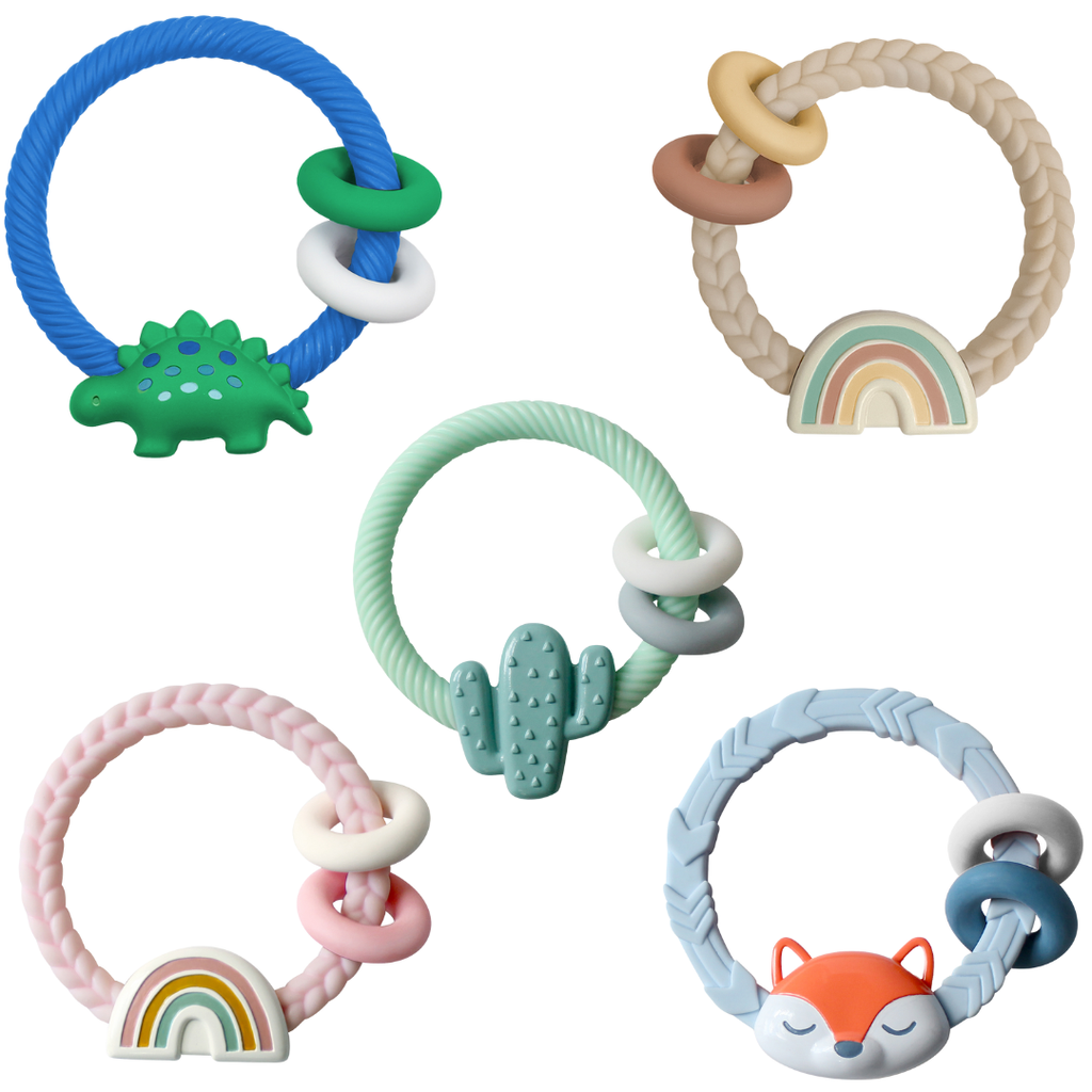 Itzy Ritzy Silicone Rattle Teether
