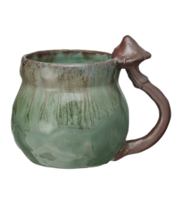 Forest Mushroom Stoneware Mug