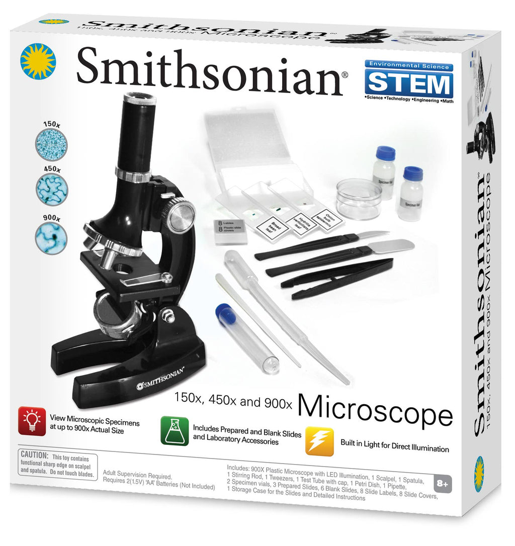Toysmith Smithsonian Microscope Kit