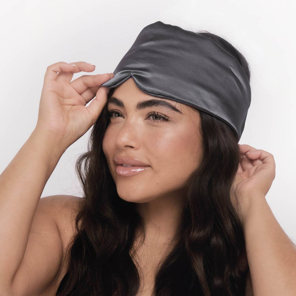 Kitsch The Pillow Eye Mask — Charcoal