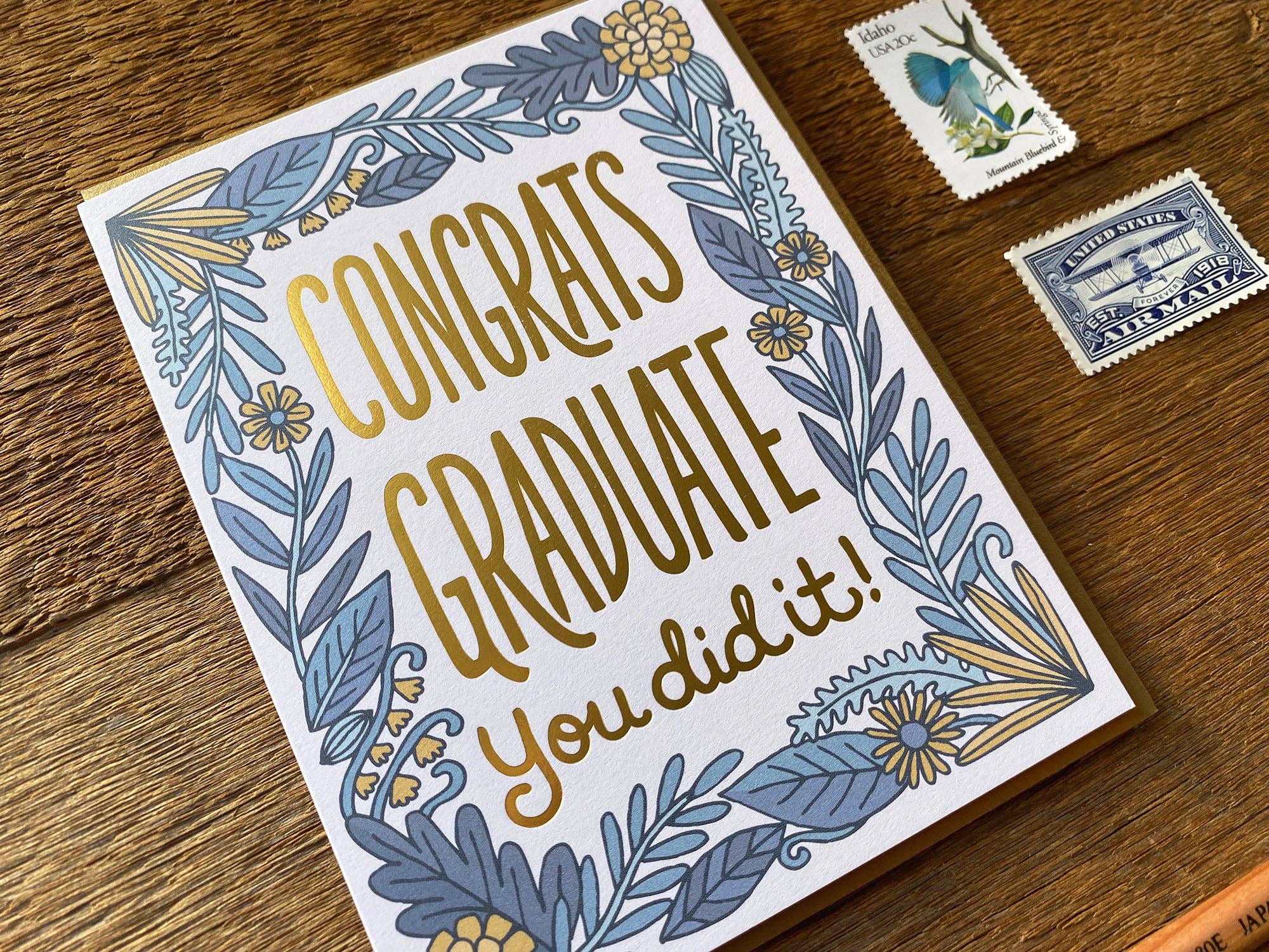 Noteworthy Paper & Press Congrats Graduate Floral Greeting Card