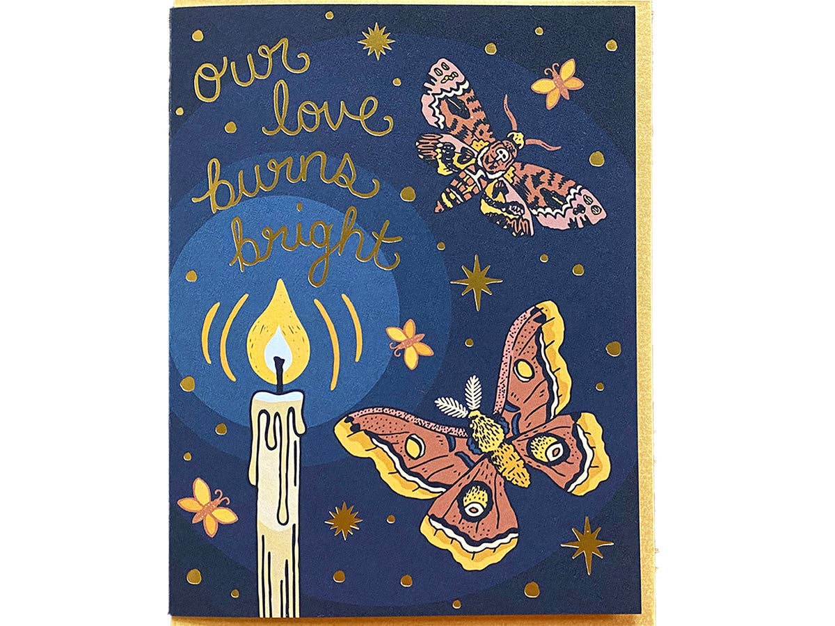 Noteworthy Paper & Press Love Burns Bright Greeting Card
