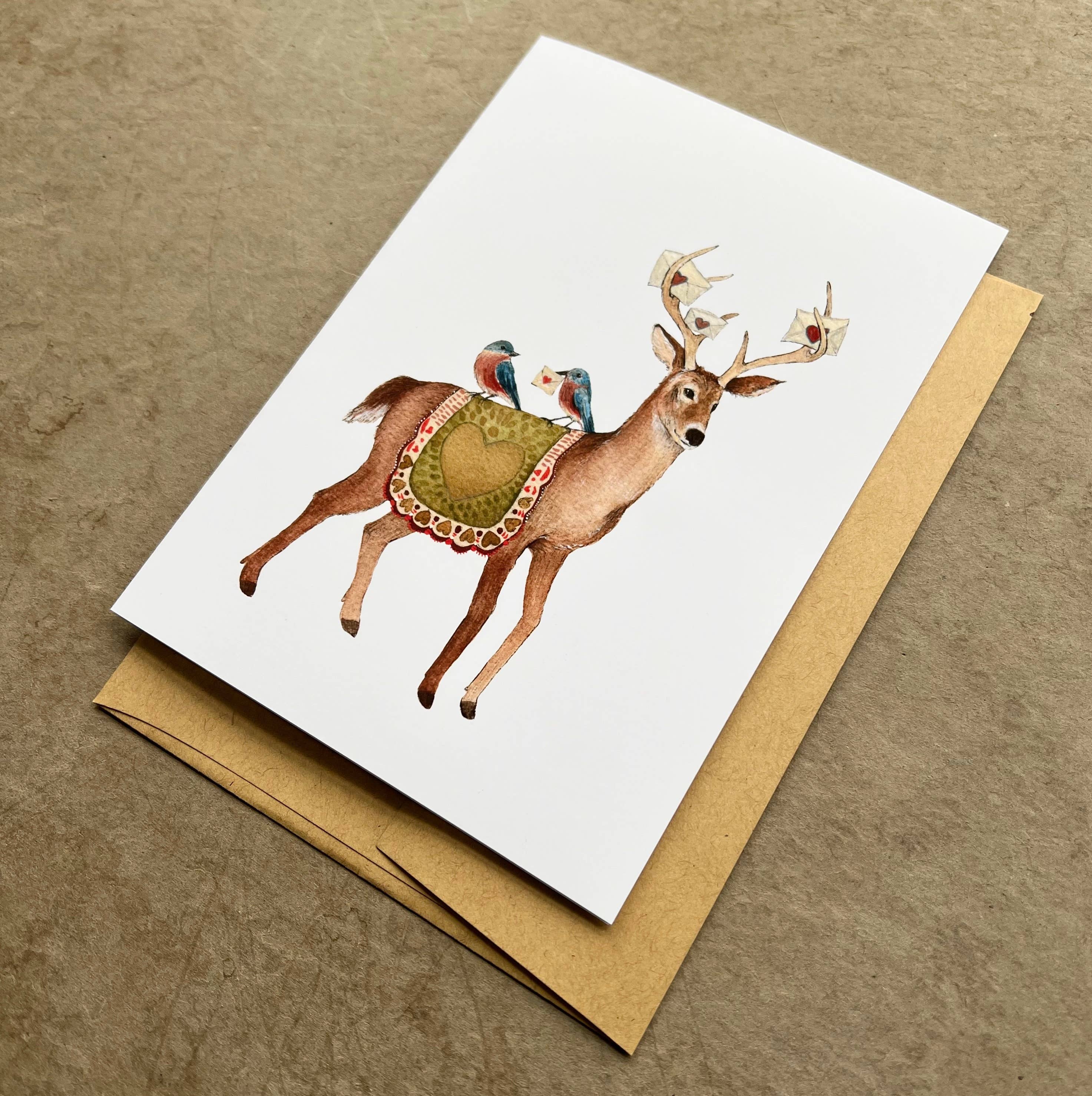 Polanshek of the Hills “Lovely Messenger” Greeting Card