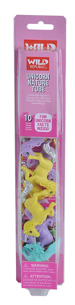 Wild Republic Nature Tube Unicorn Figures — 13 Piece Set