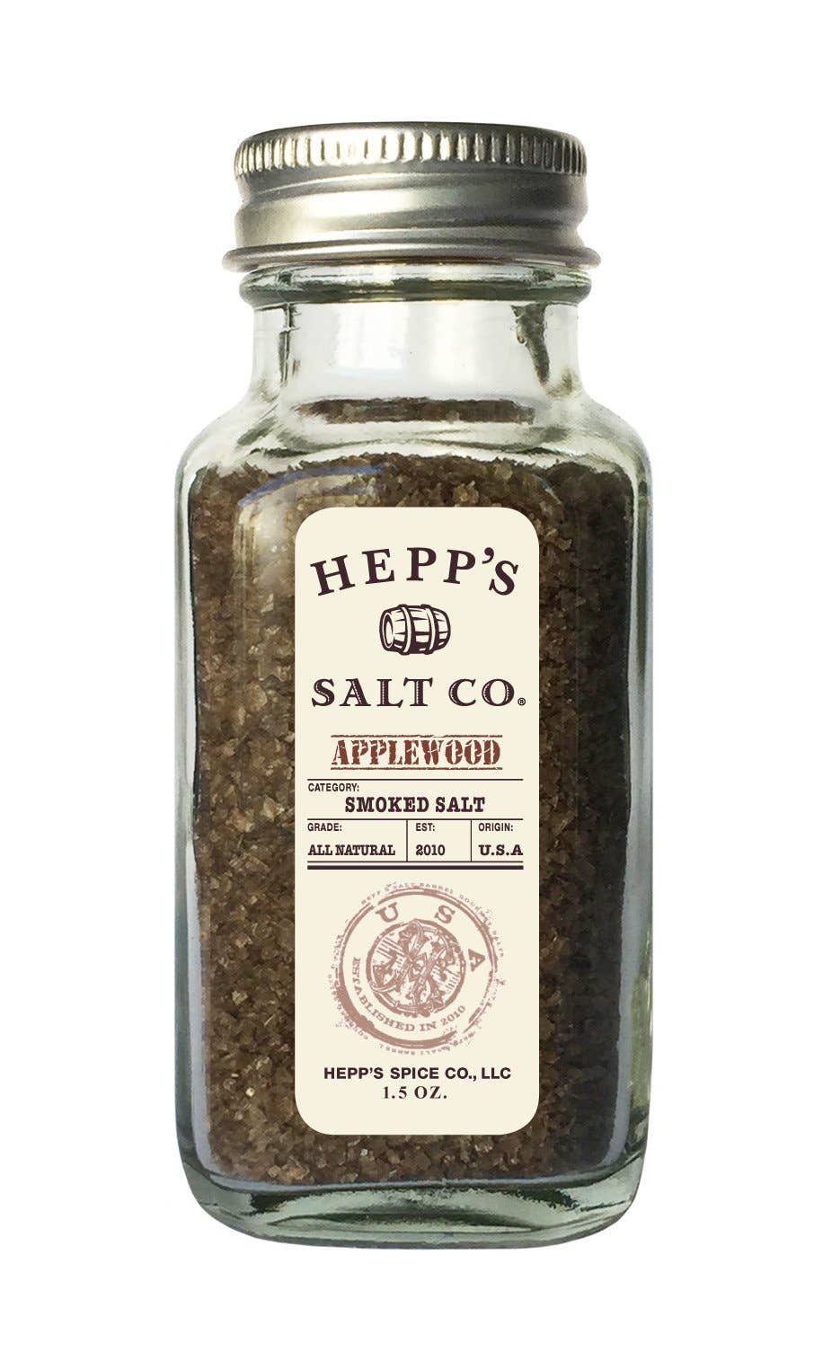 Hepp's Salt Co. Applewood Smoked Sea Salt