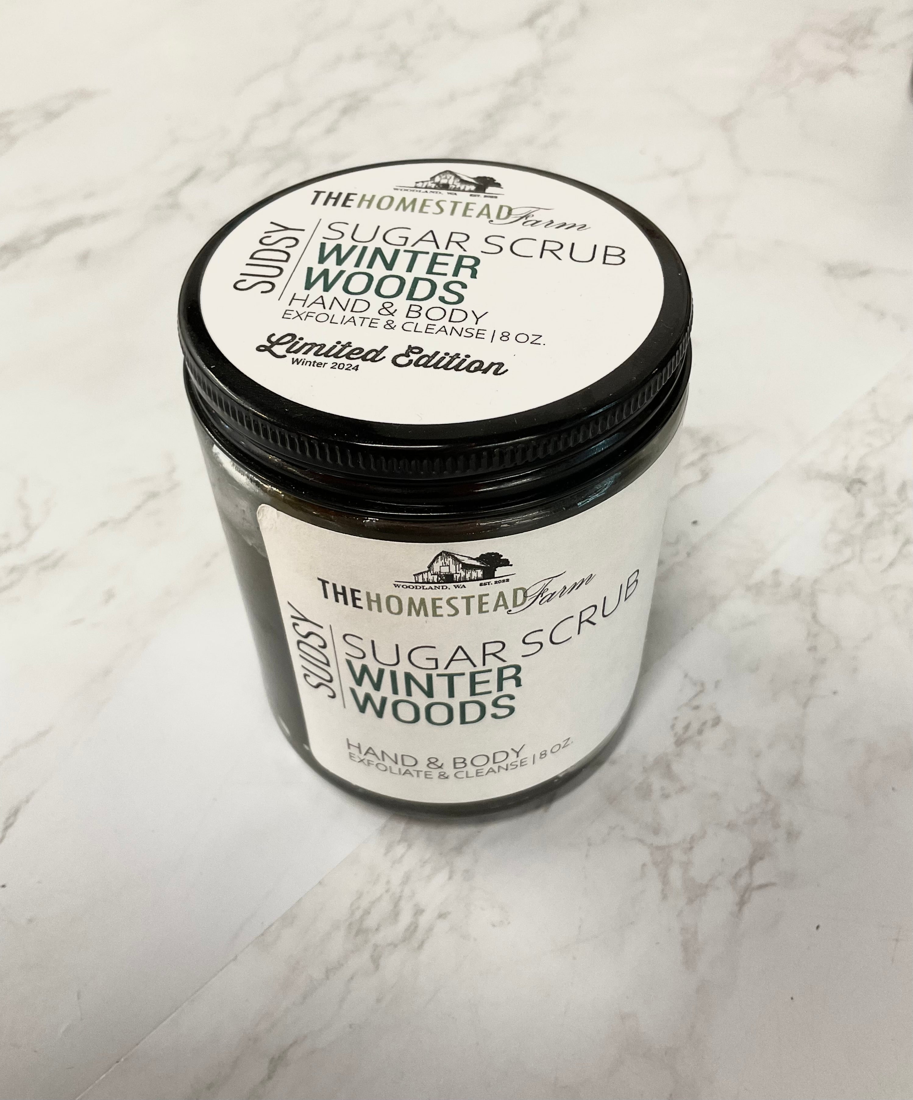 The Homestead Farm Sugar Scrub, Sudsy & Oily Variants