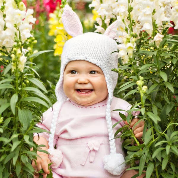 Huggalugs Hugbunny Pink Beanie