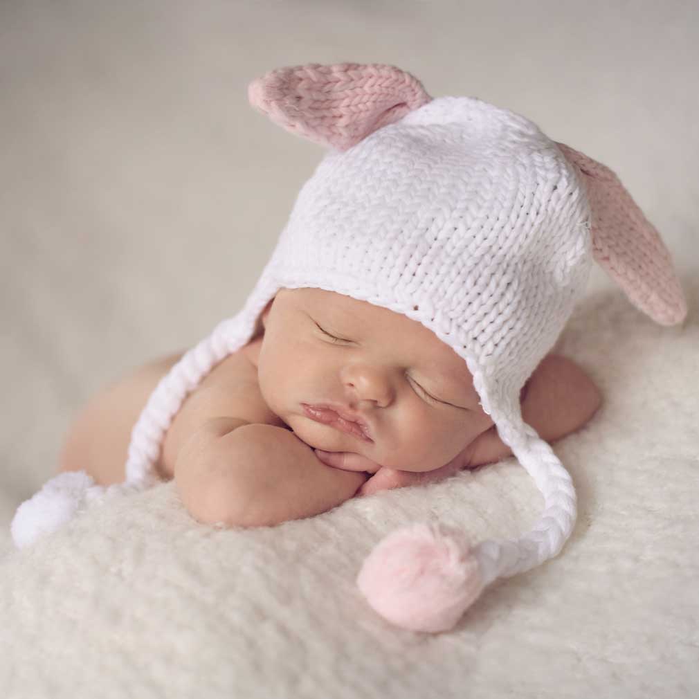 Huggalugs Hugbunny Pink Beanie