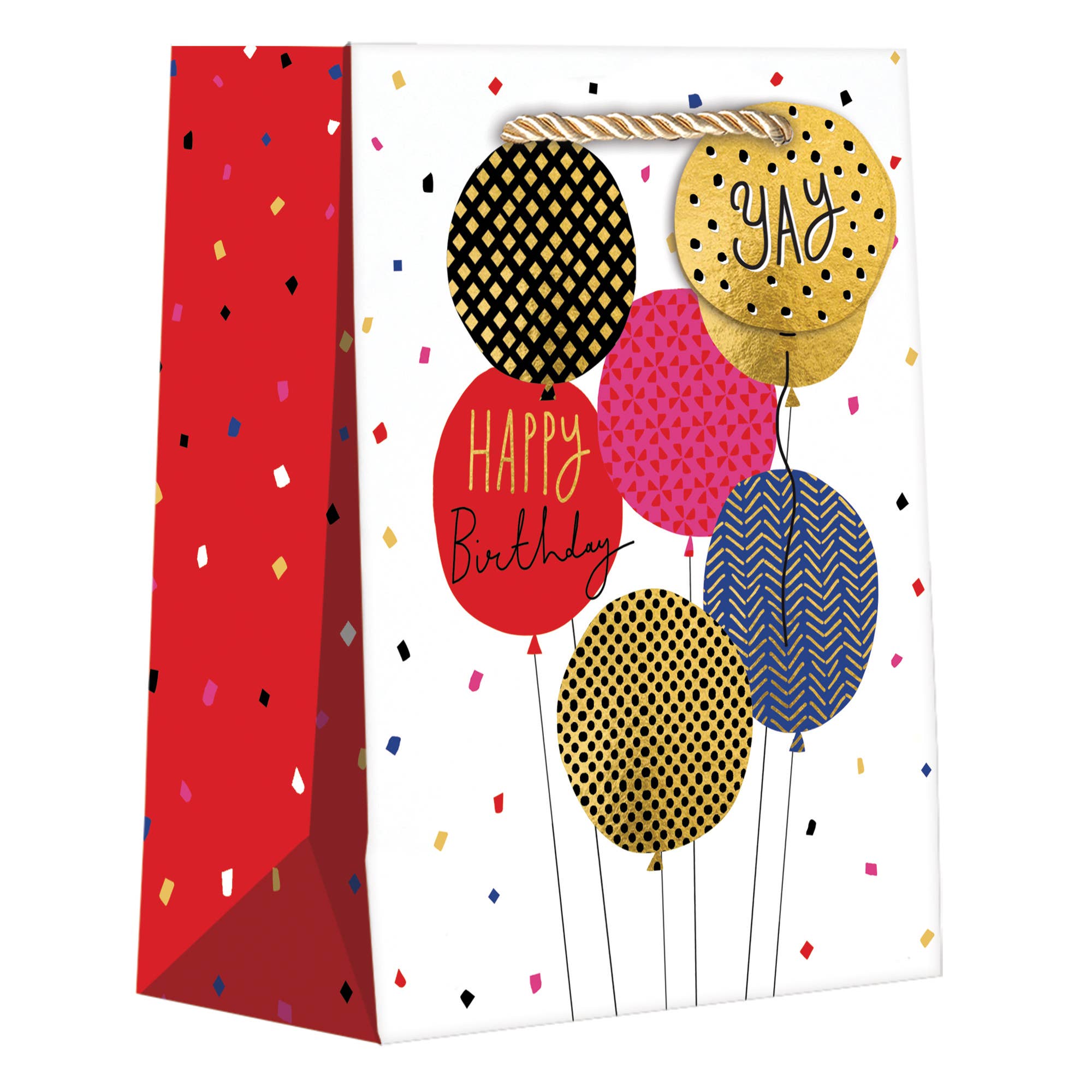 Jillson & Roberts Birthday Balloons Gift Tote - Medium