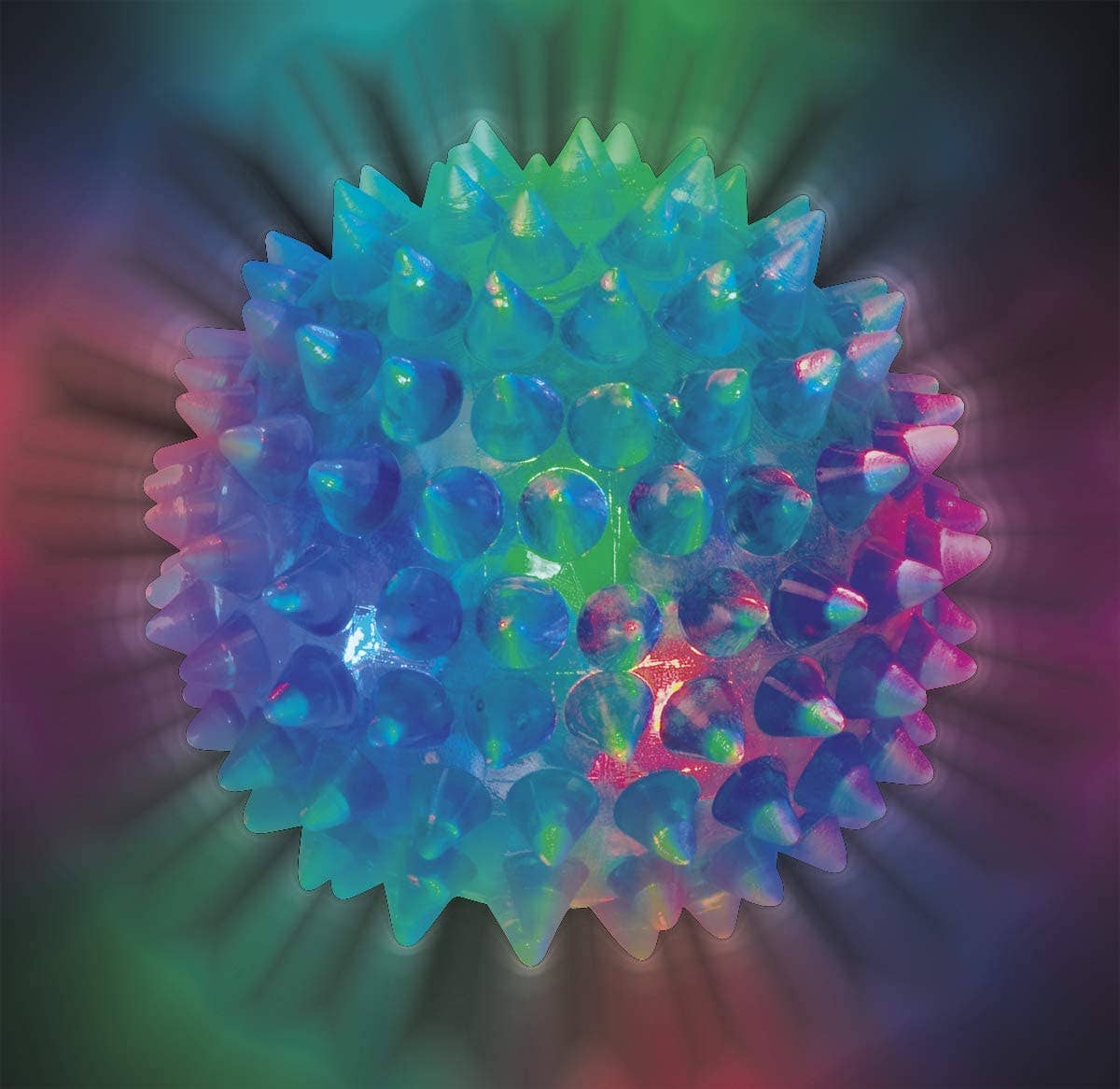 Toysmith Flashing Spiky Light-Up Ball