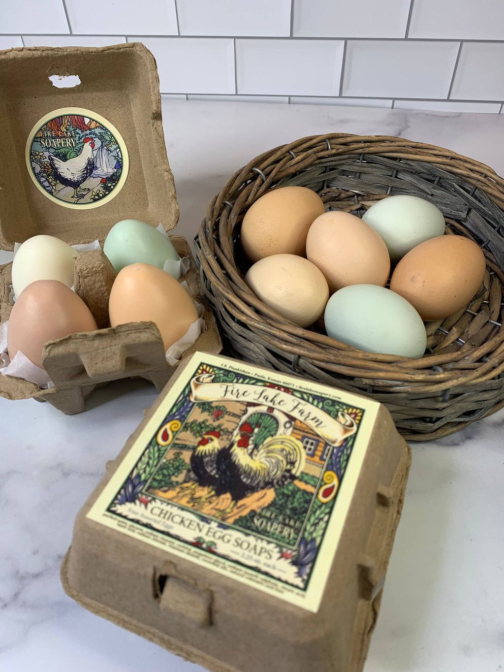 Fire Lake Soapery Farm Eggs Soap Gift Set
