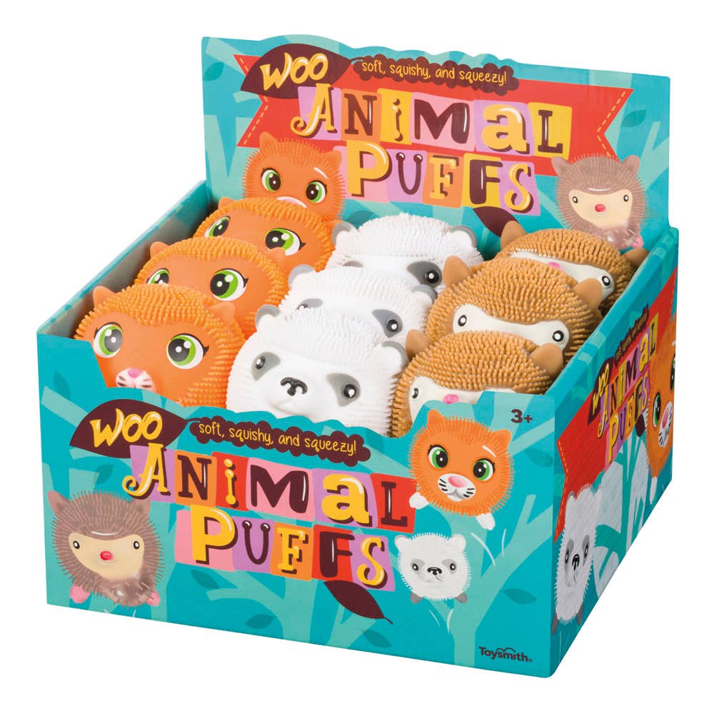 Toysmith Woo Animal Puffs