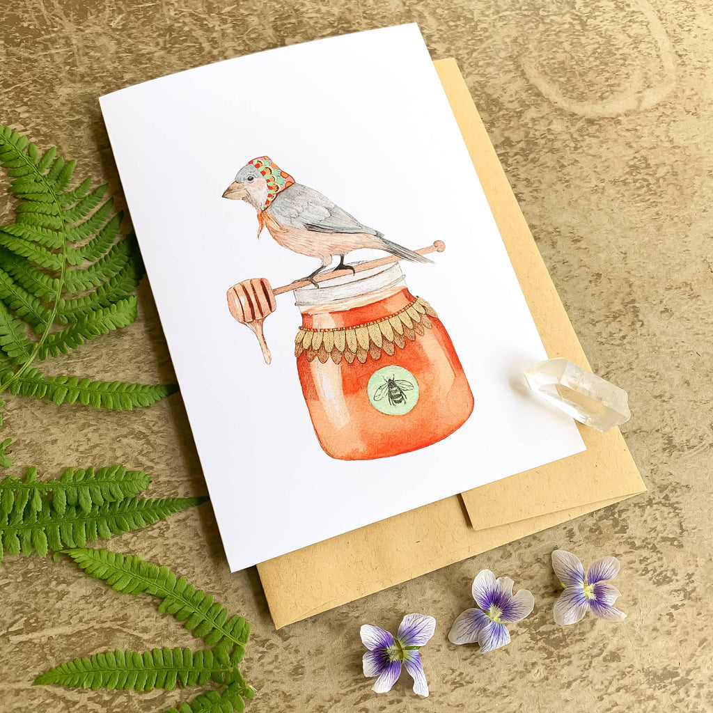 Polanshek of the Hills “Honey Bird” Greeting Card