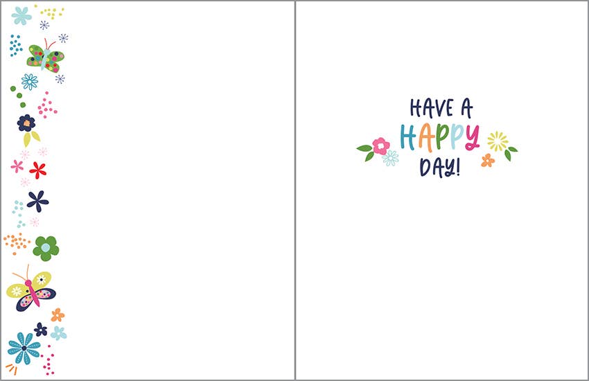 Gina B Birthday Card — Sweet Flowers