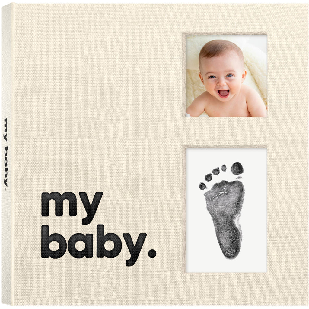 KeaBabies Frolic Baby Memory Book — Jet