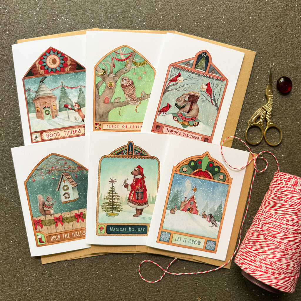 Polanshek of the Hills Holiday Card Set — Boxed Set of 6