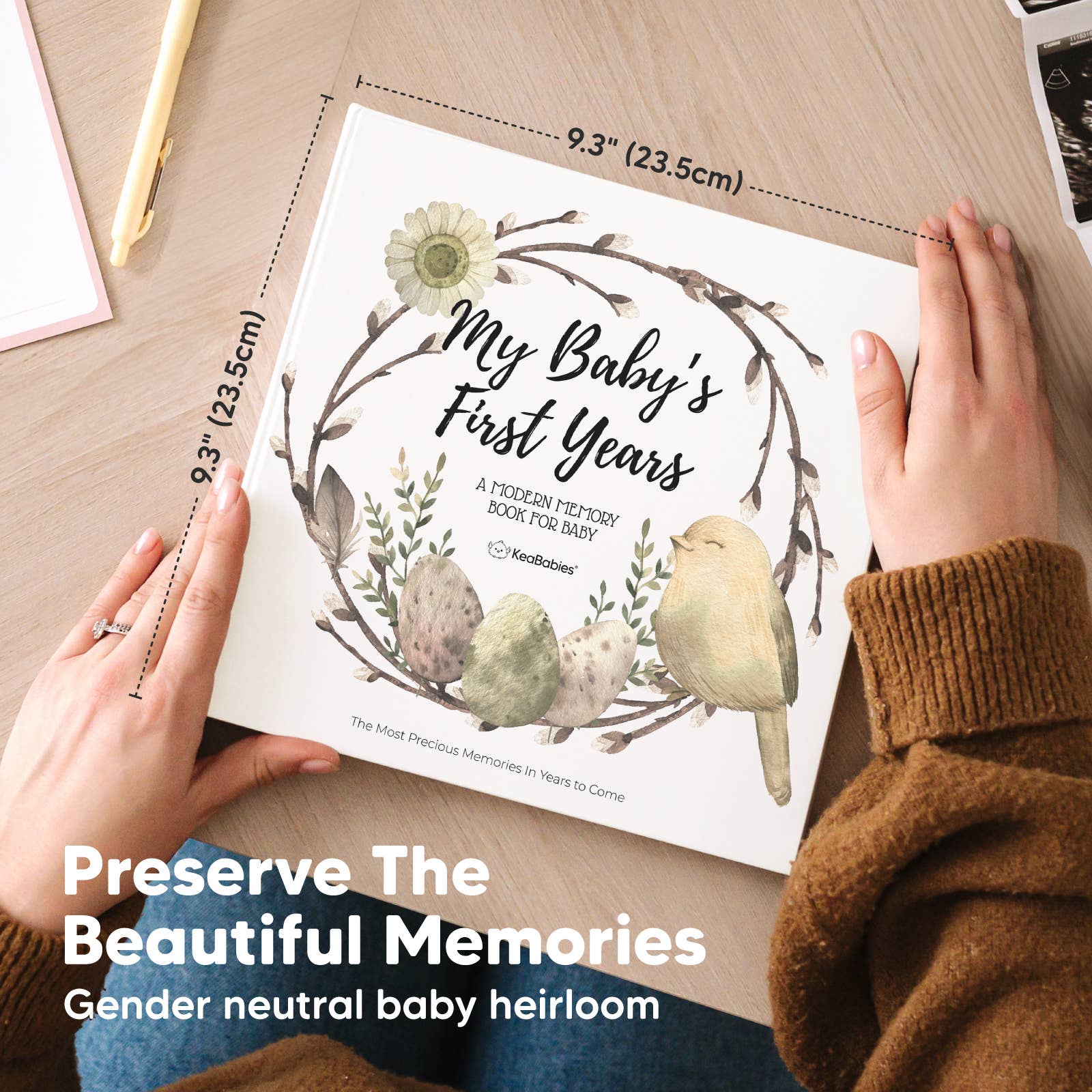 KeaBabies Wonderland Baby Memory Book — First Years Keepsake Journal
