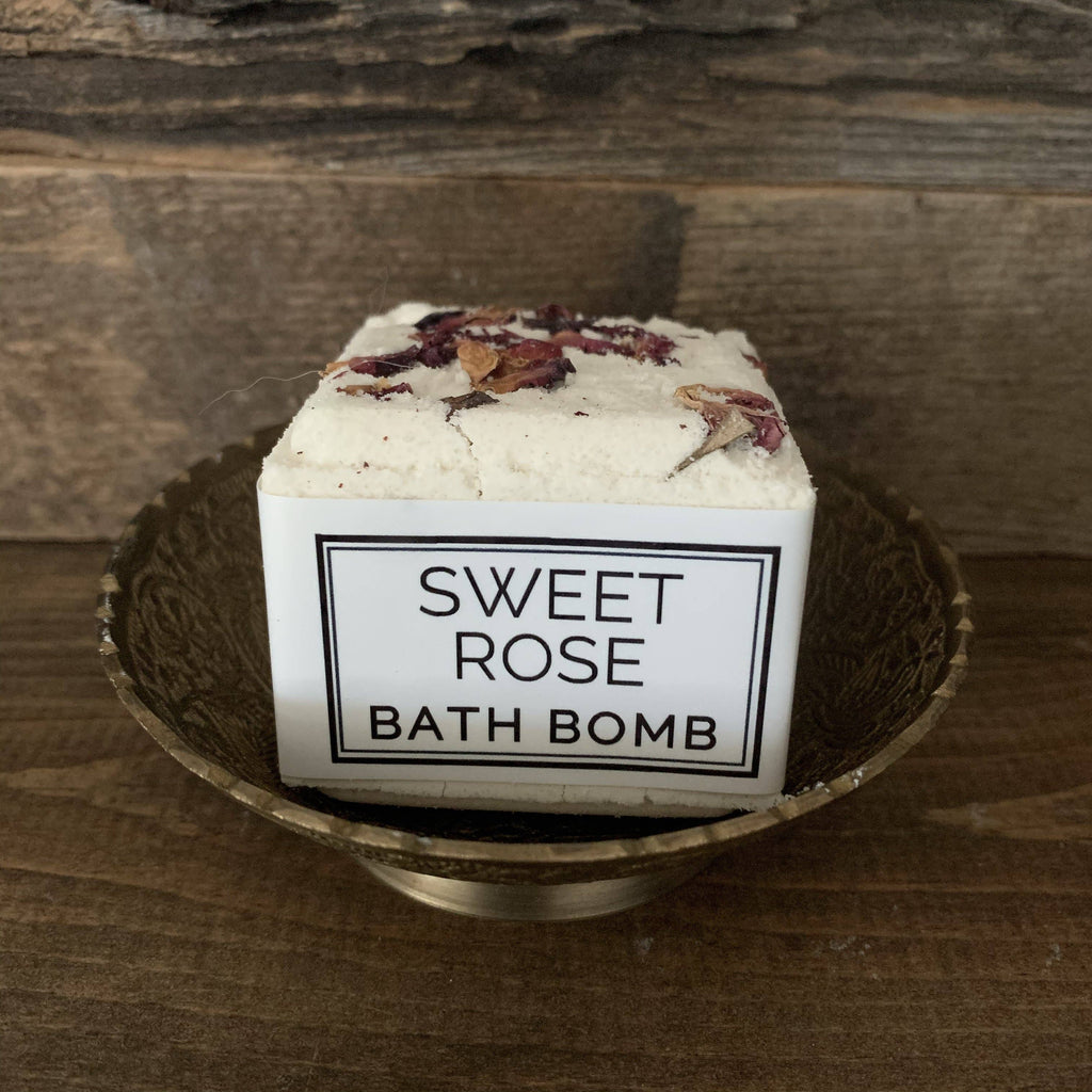 Orange Thyme Sweet Rose Bath Bomb