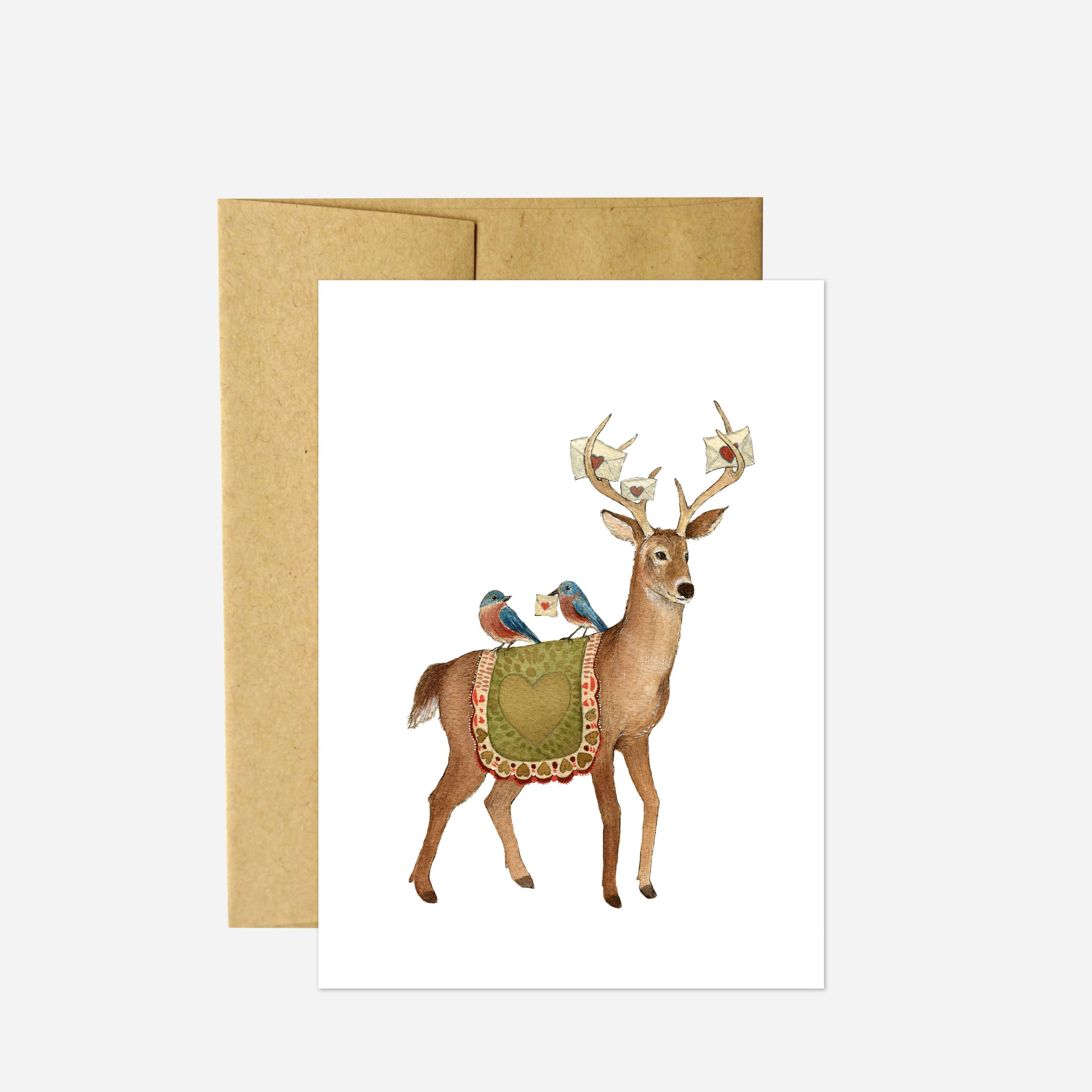 Polanshek of the Hills “Lovely Messenger” Greeting Card
