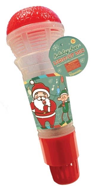 Toysmith Holiday Cheer Light-Up Mic
