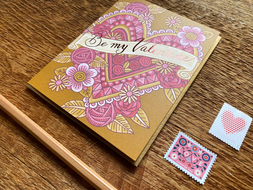 Noteworthy Paper & Press Be My Valentine Greeting Card