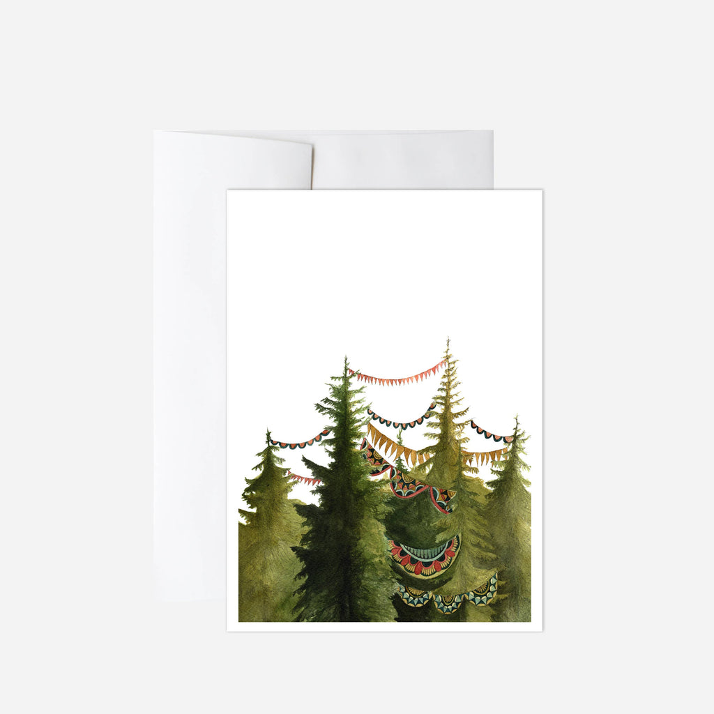 Polanshek of the Hills “In the Quilted Forest” Greeting Card