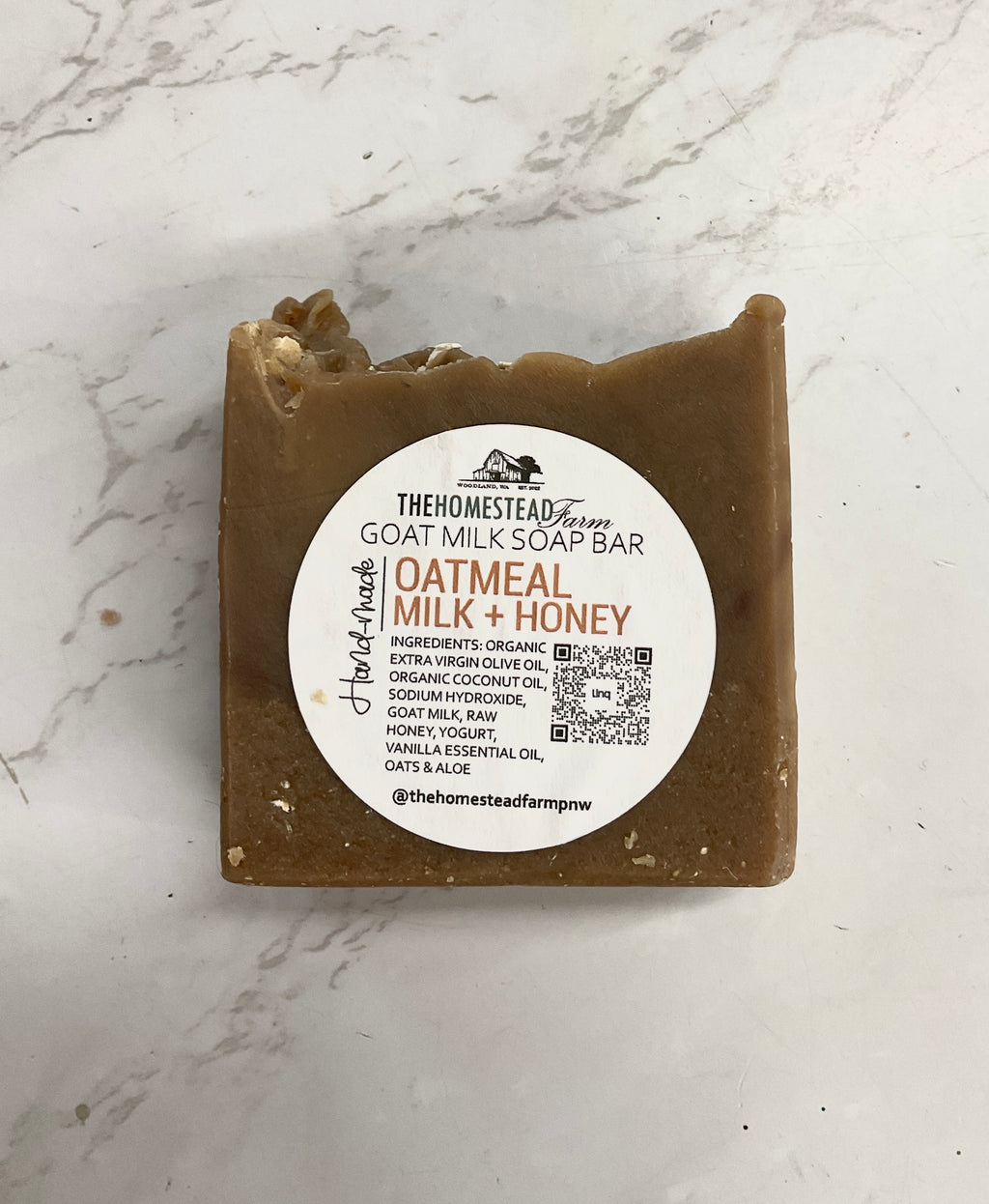The Homestead Farm Goat Milk Soap Bar