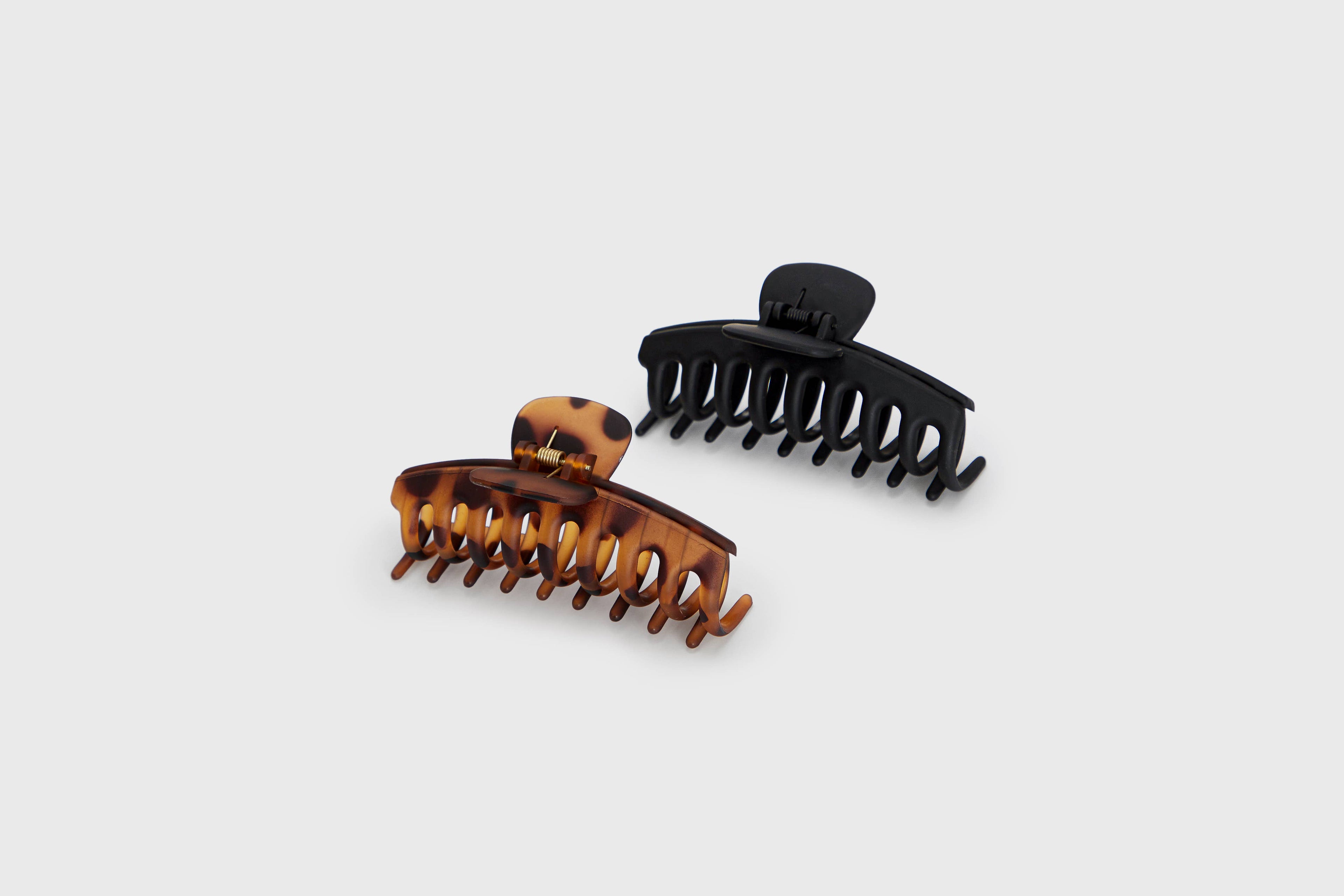 Kitsch Recycled Oversized Matte Claw Clips — 2-Piece Set