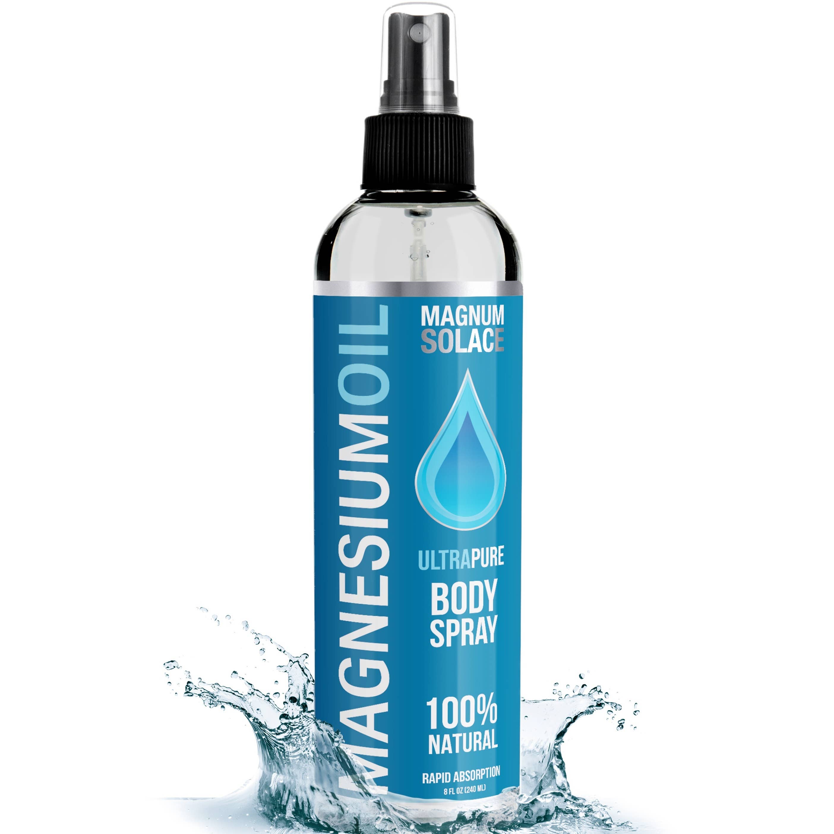 Magnum Solace Magnesium Oil Spray for Restless Legs & Sleep