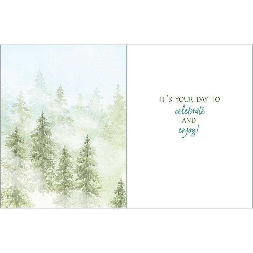 Gina B Birthday Card — Forest