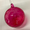 Pink Glass Ball Ornament